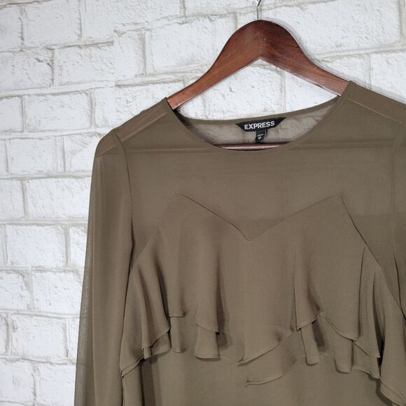 Express long sleeve polyester blouse - Picture 5 of 12